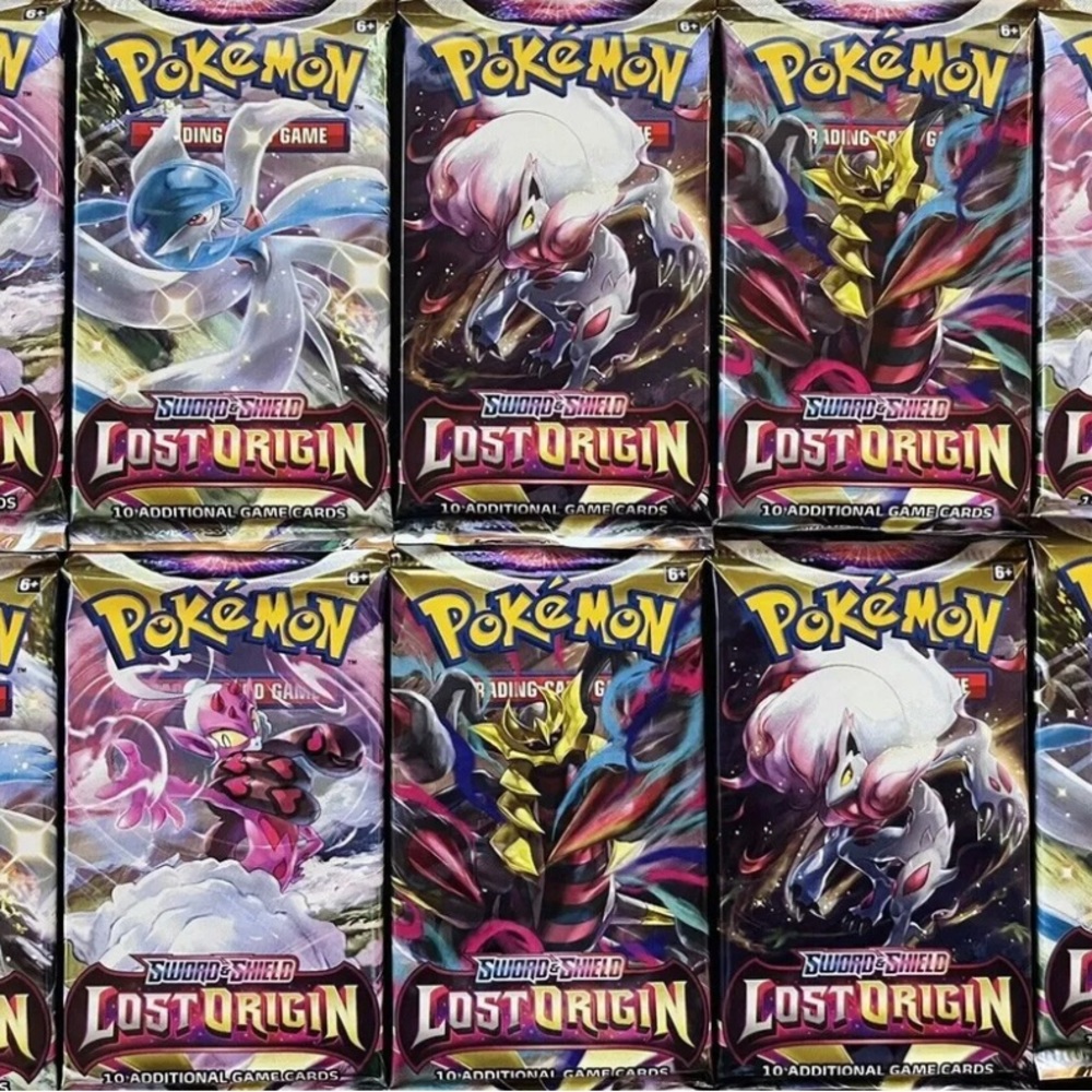 10 Lost Origin Booster Pack Lot - Factory Sealed From Box Pokemon Cards
